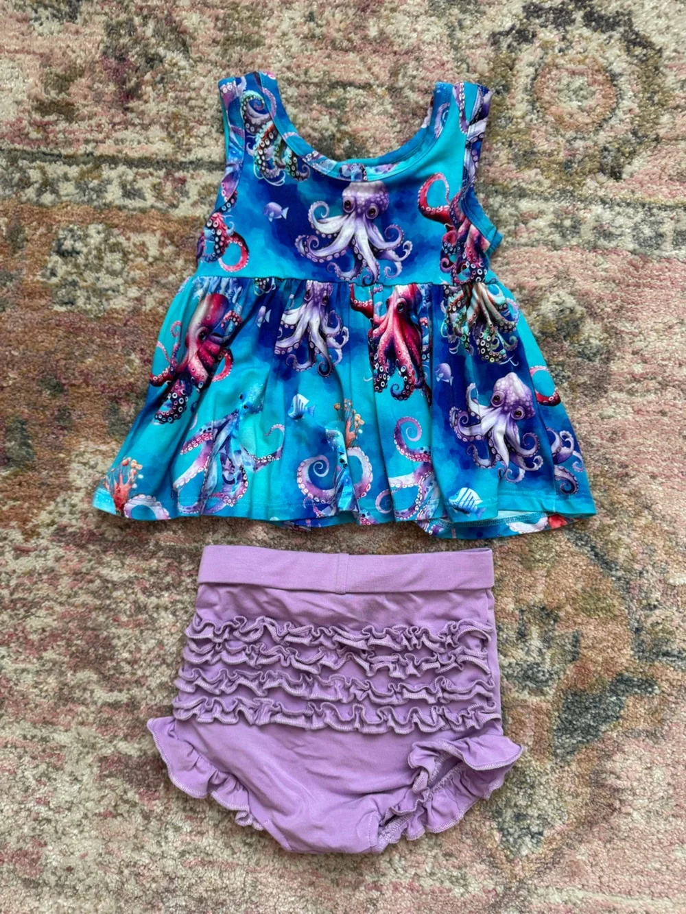 Bums & Roses tank and bloomer set